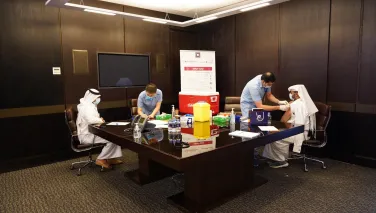 Qatari Diar participates in seasonal influenza vaccination campaign