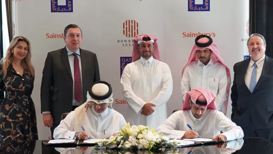 Qatari Diar signs an agreement to open the first branch of Sainsbury's in Lusail City