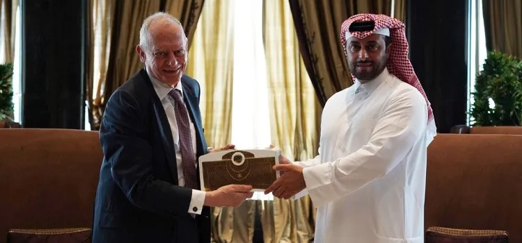 UK Minister for Investment visits Qatari Diar’s Headquarters